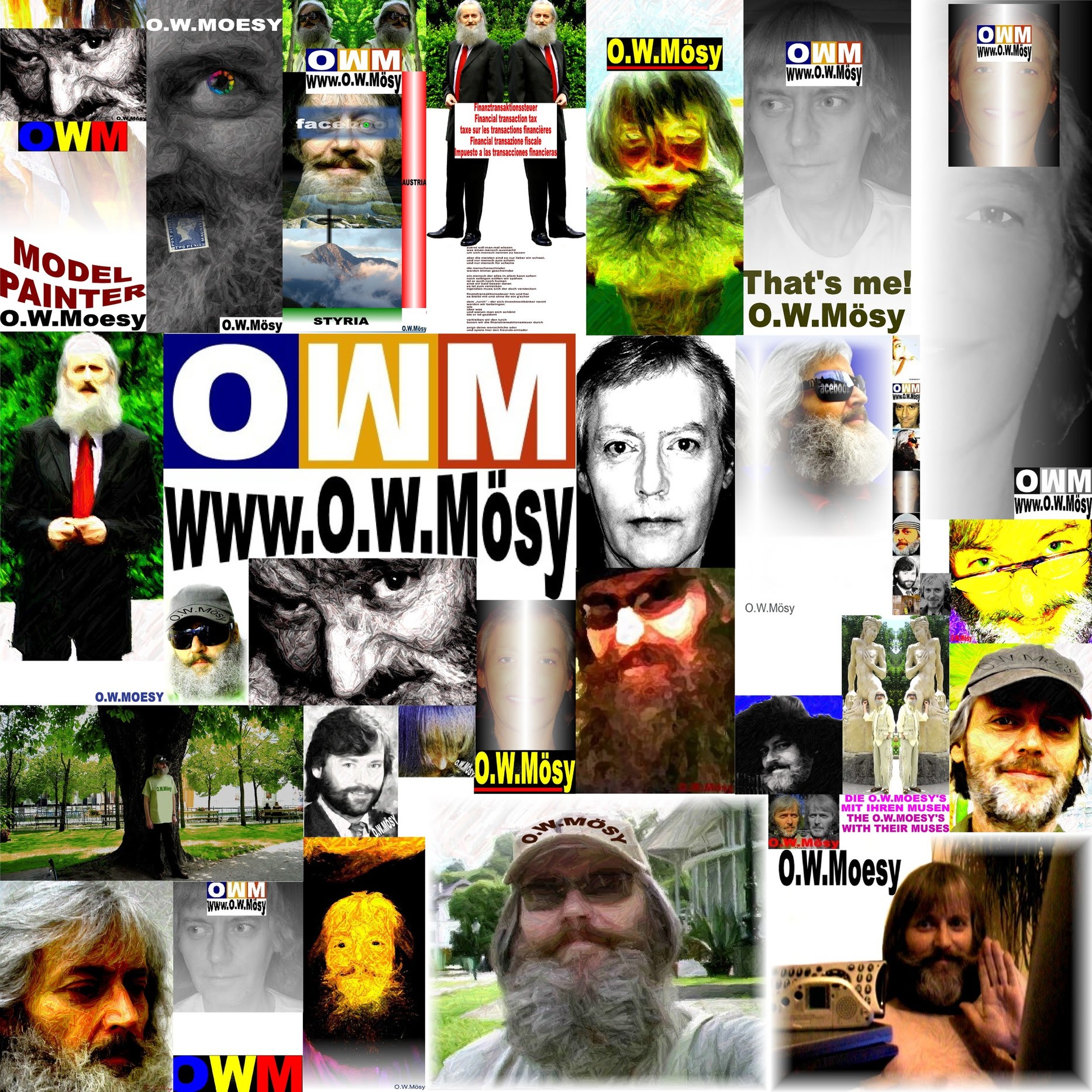Willibald Oskar Moesenbacher alias O.W.Moesy Visionary and more A 8990 Bad  Aussee